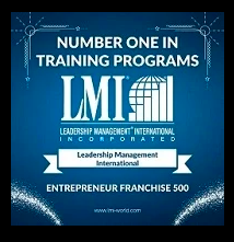 LMI number one in training programs, Entrepreneur Franchise 500 recognition badge